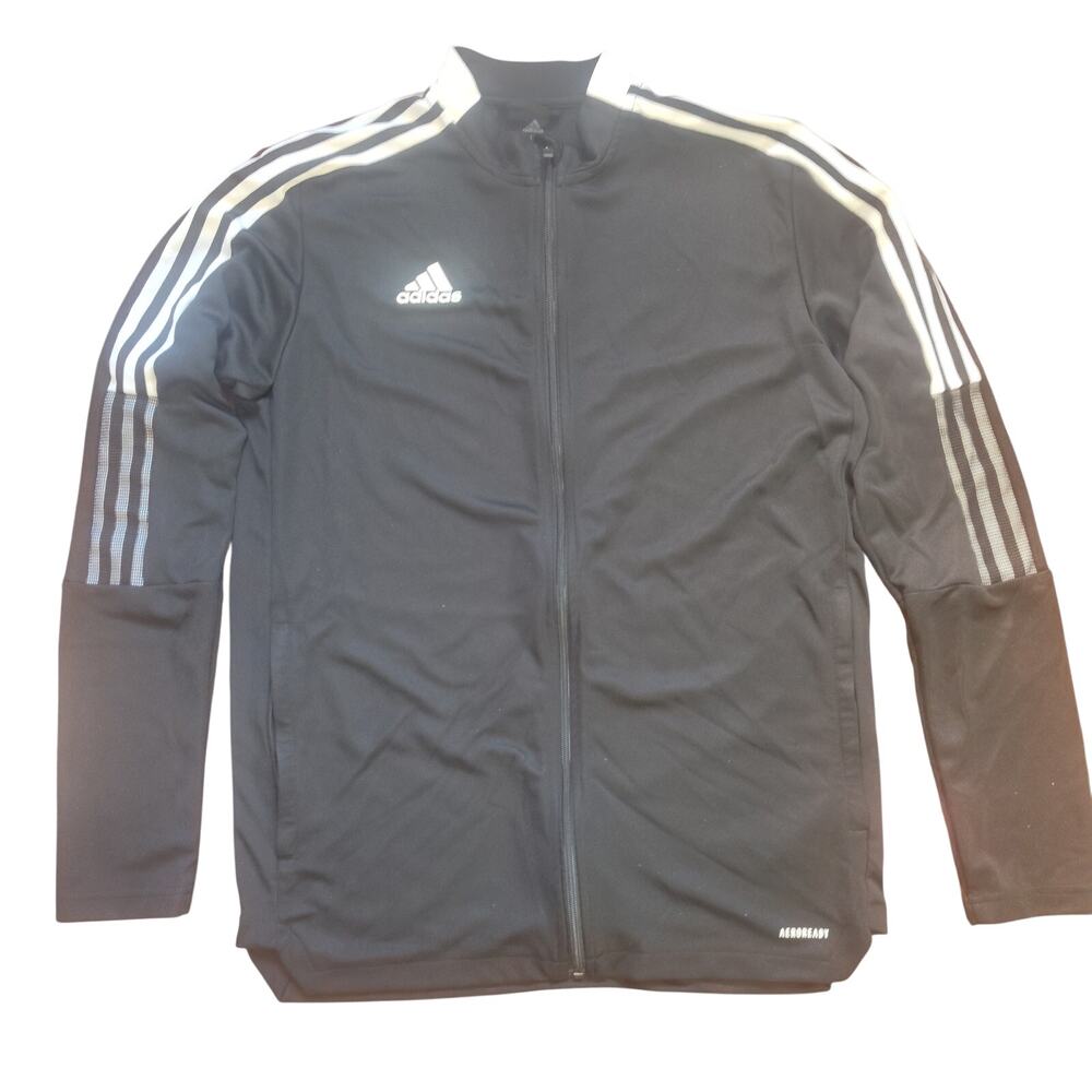 Adidas Tiro 21 Track Jacket Men’s Large Black Athletic